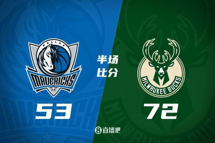 利拉德26分&三分6中5 字母哥20+8 雄鹿半場(chǎng)領(lǐng)先殘陣獨(dú)行俠19分！