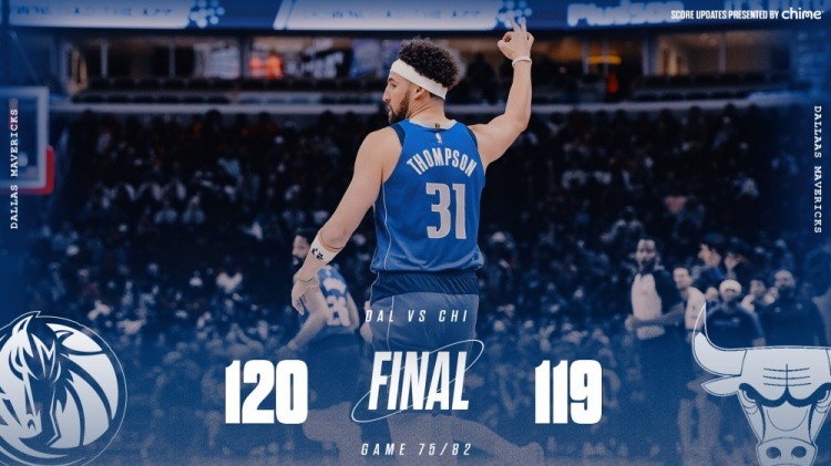 險勝公牛！獨行俠官方曬贏球海報 克萊成為封面人物